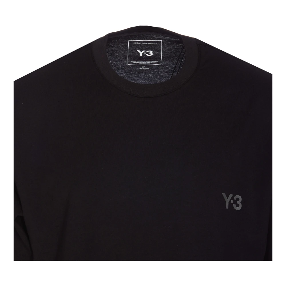 Y-3 Zwarte T-shirts en Polos Black Heren