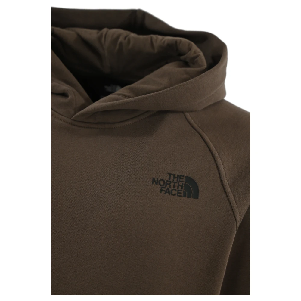 The North Face Bruine Katoenen Hoodie Sweater Brown Heren