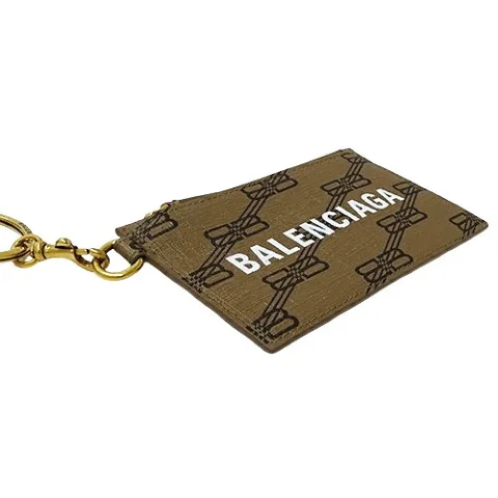 Balenciaga Vintage Pre-owned Canvas wallets Brown Dames
