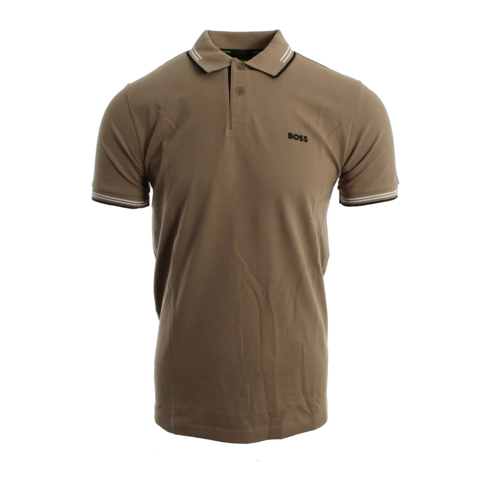 Hugo Men's Green Paul Polo - Polo Shirts - M - Tops