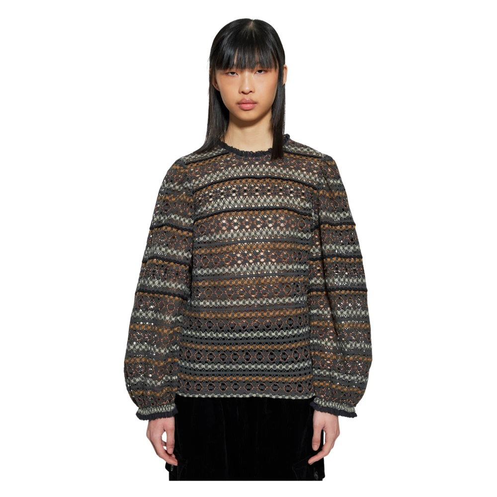 Antik batik Fara gehaakte blouse Multicolor Dames