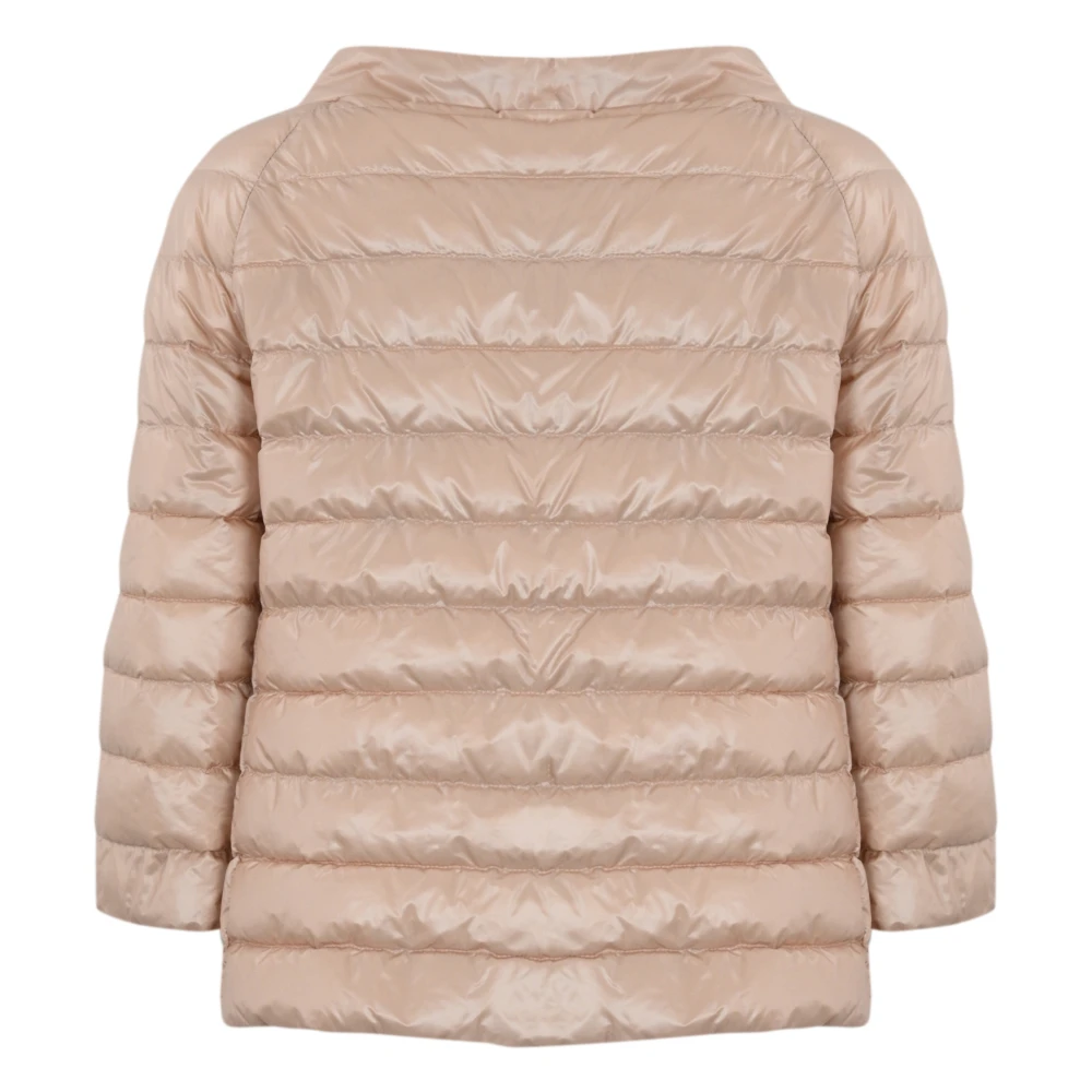 Herno Omkeerbare gewatteerde donsjas Pink Dames