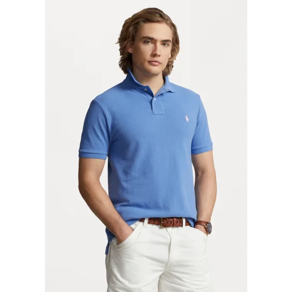 Ralph Lauren Katoenen Polo Shirt Blue Heren
