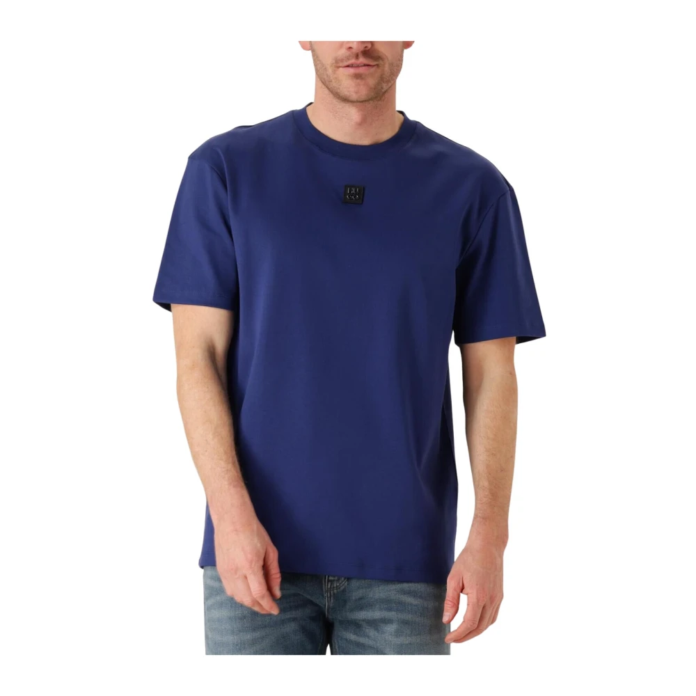 Hugo Boss Donkerblauwe Heren Polo & T-shirt Blue Heren