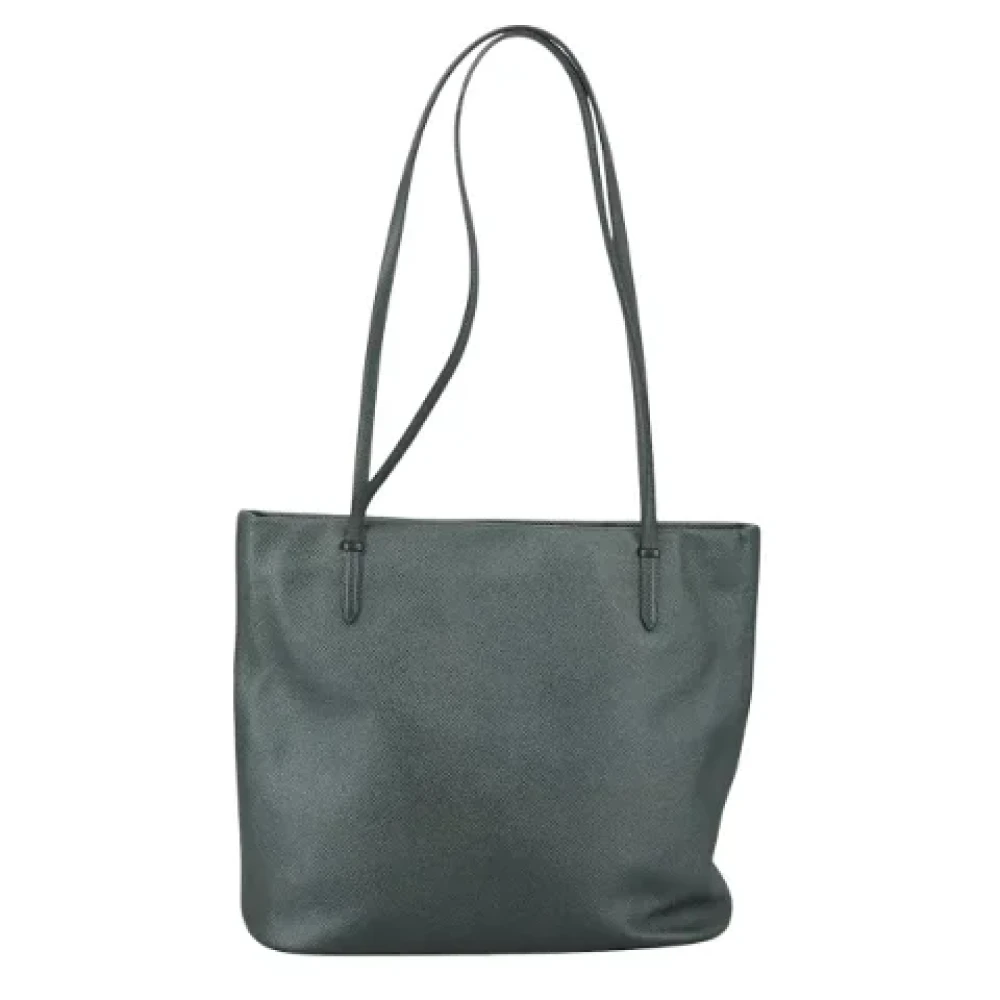 Valentino Vintage Pre-owned Leather totes Gray Dames