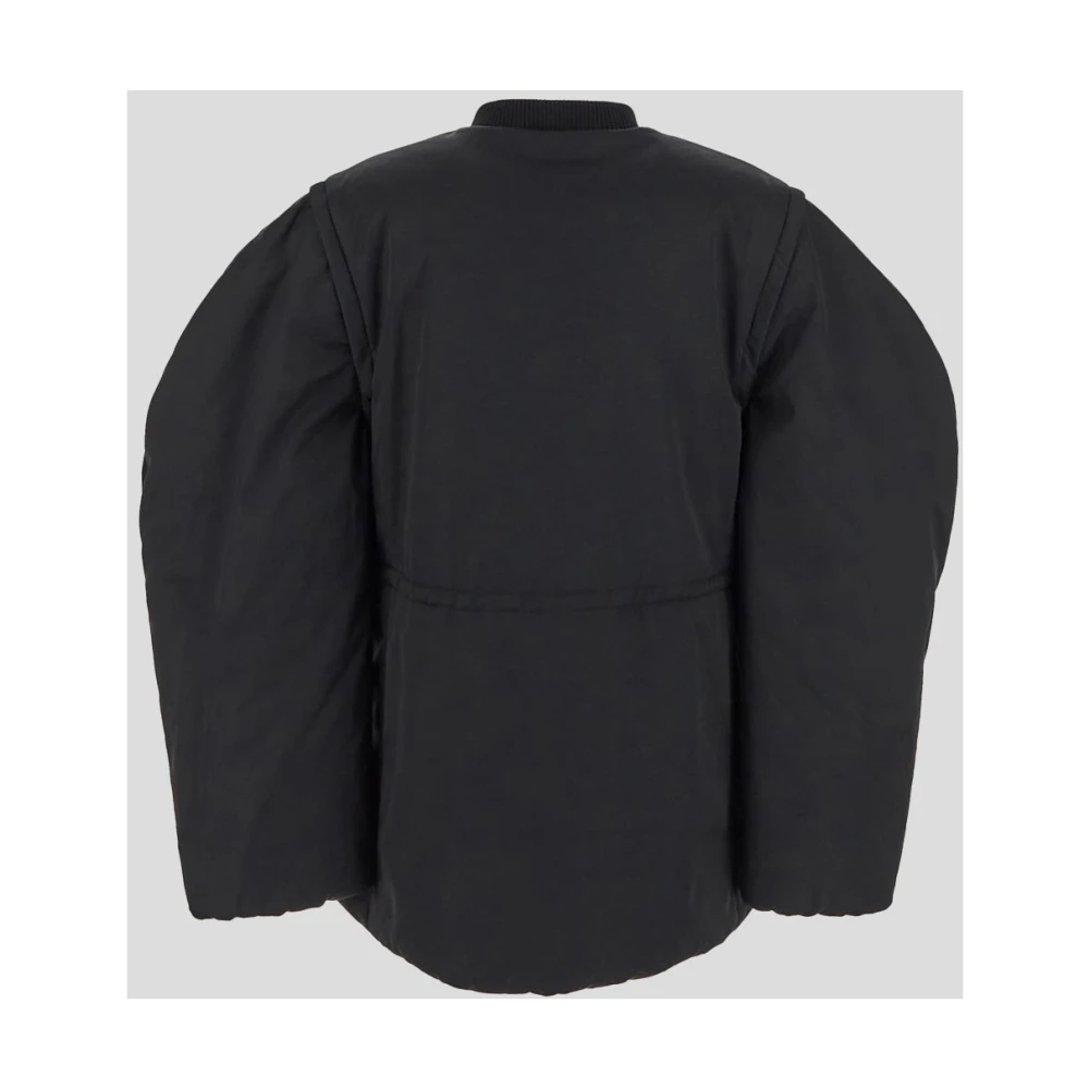 Del Core Polyester Loose Jacket Black Dames