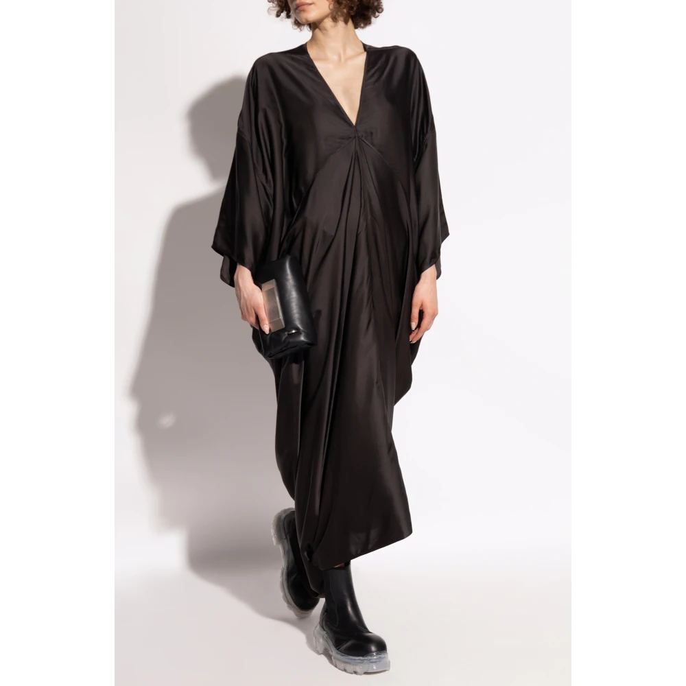 Rick Owens Tommyknite Jurk Black Dames