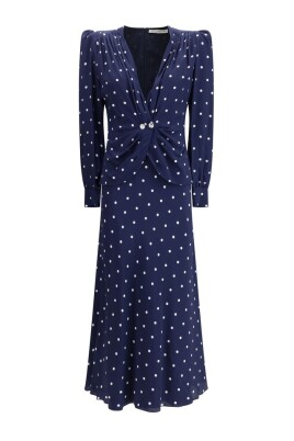 robe-vintage-a-pois-avec-boutons-bijoux