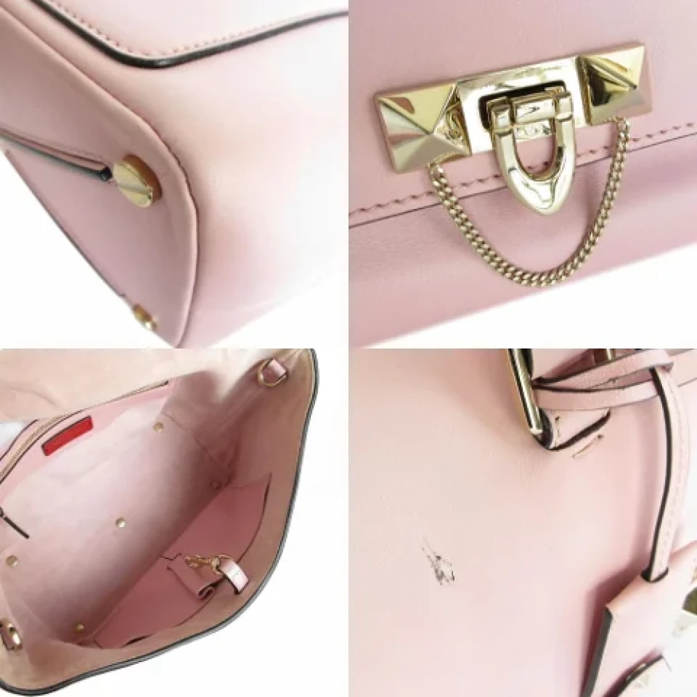 Valentino Vintage Pre-owned Leather handbags Pink Dames