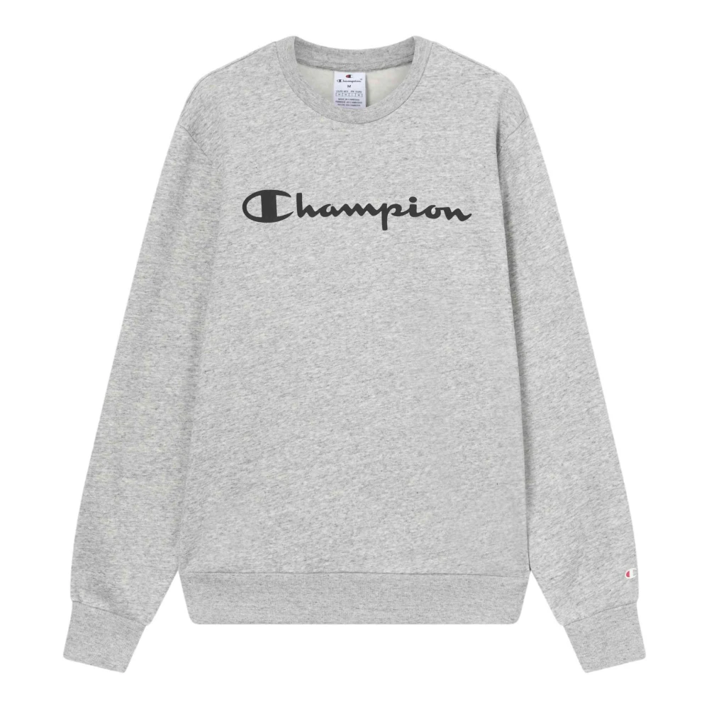 Champion Herren Schwarz Sweatshirts Lg.arm He/Uni Crewneck Sweatshirt, Größe L In - Bild 5