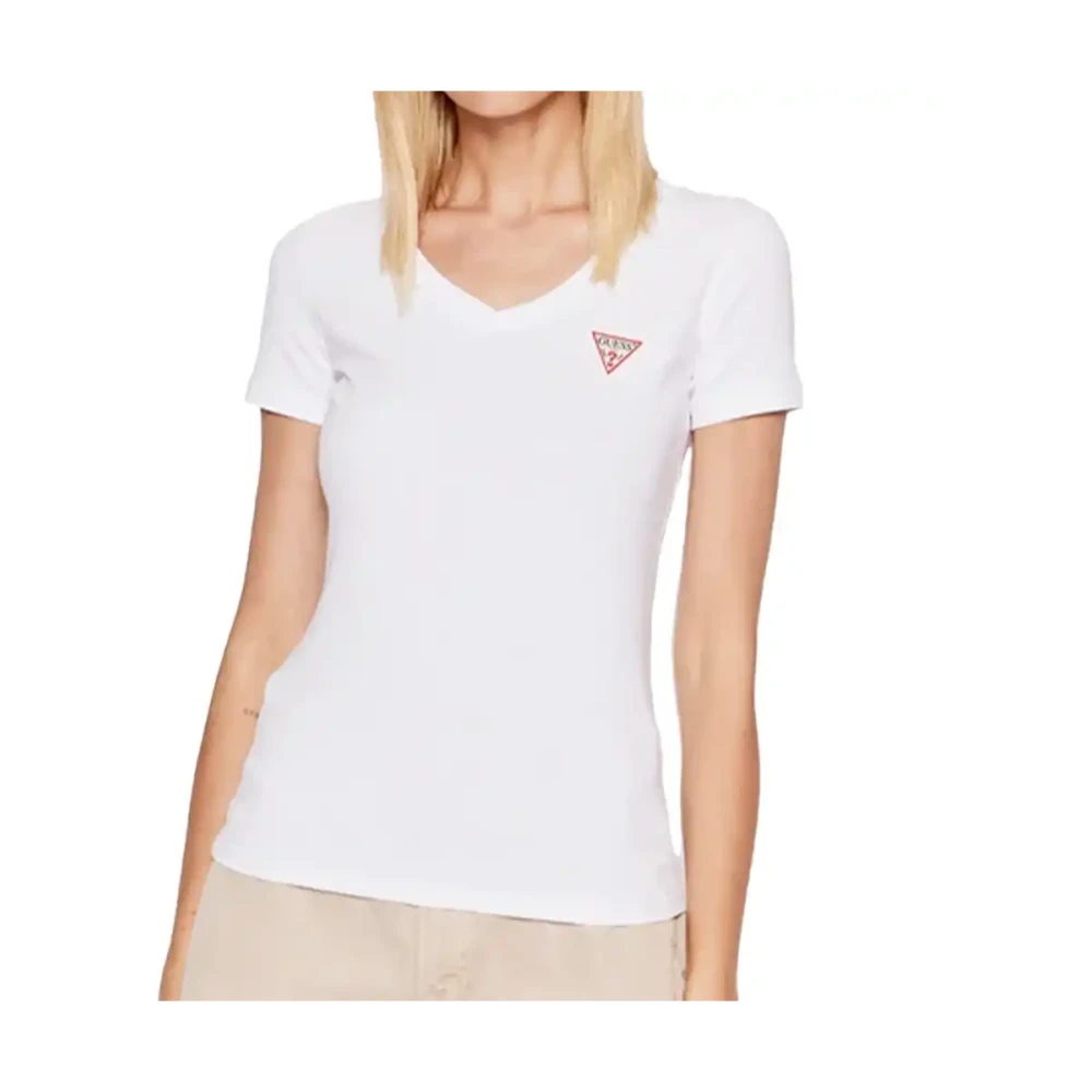 Guess - Tops > T-Shirts - White - Guess - Modalova