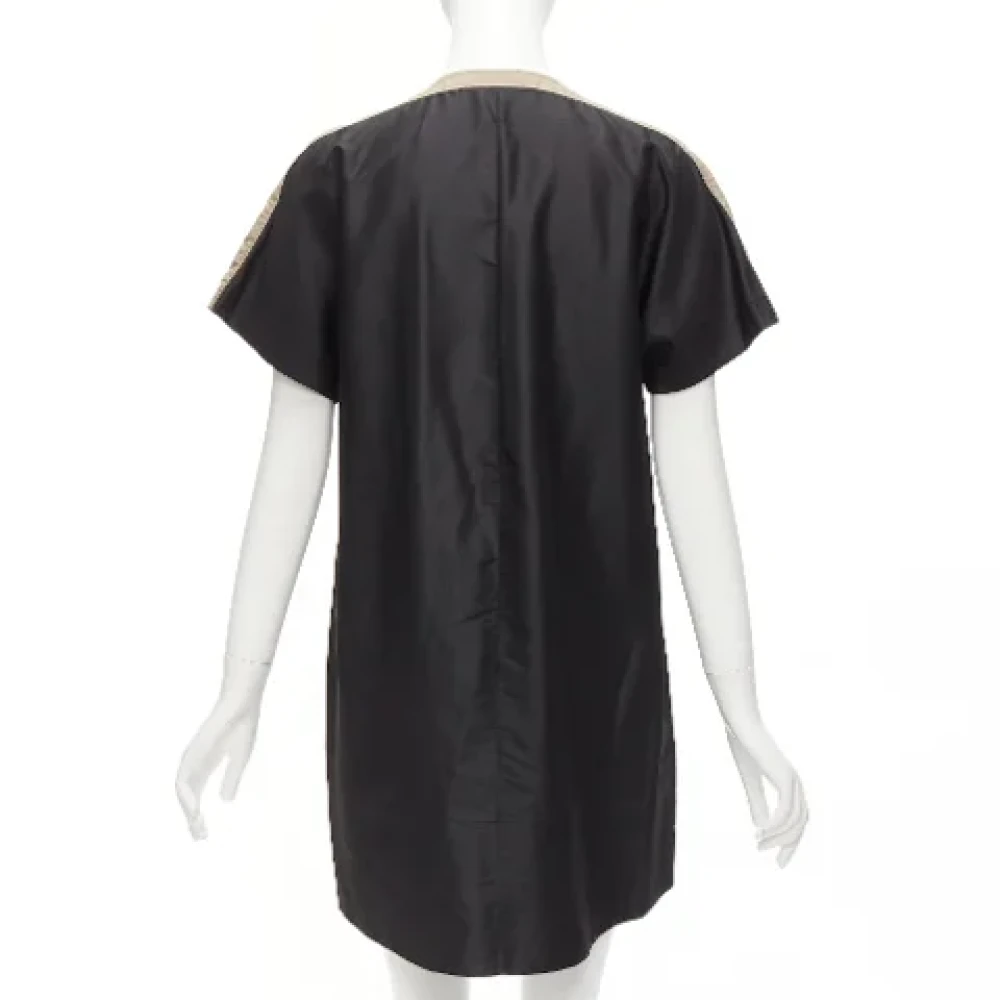 Balenciaga Vintage Pre-owned Silk dresses Black Dames