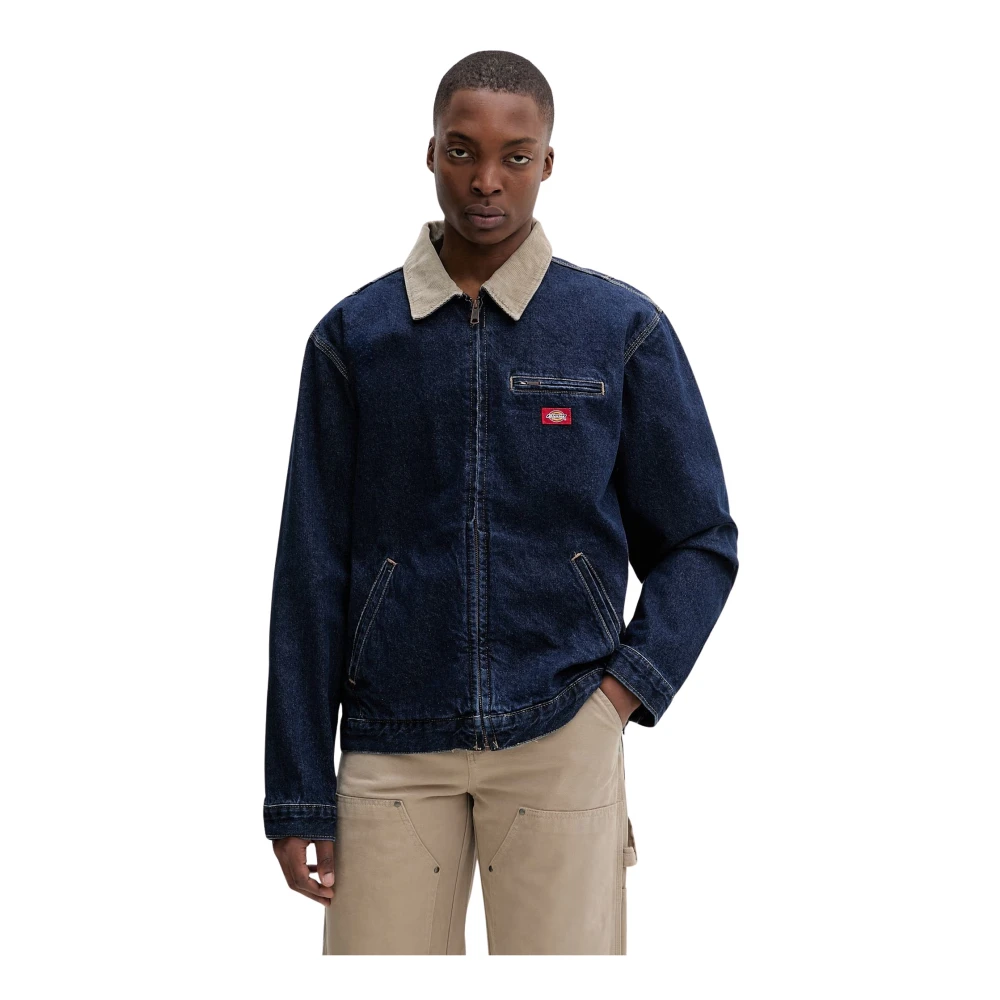 Dickies Uomo Dark Indigo Giacca Denim Painter Jacket M - Immagine 3