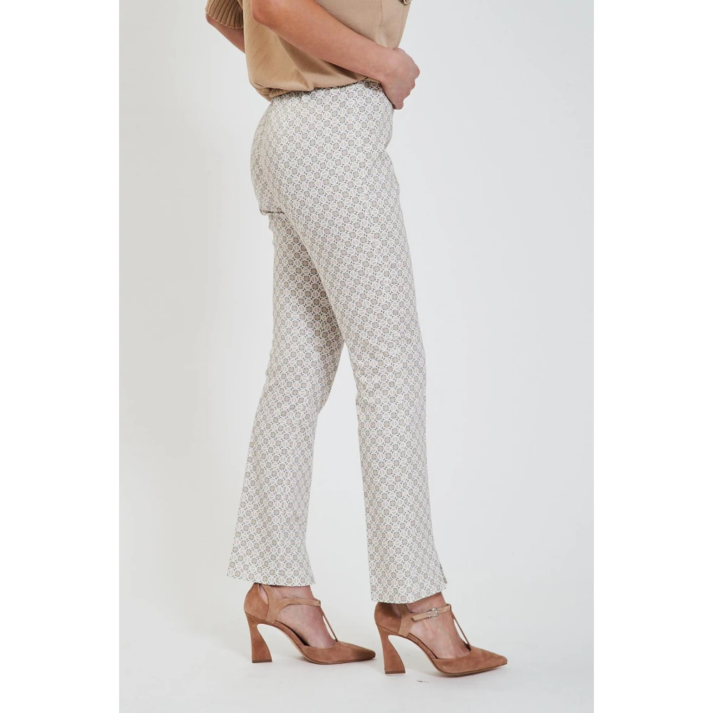 Via Masini 80 Stijlvolle Broek Beige Dames