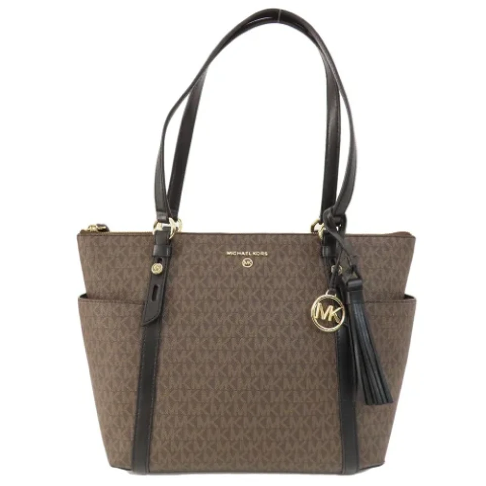 Michael Kors Pre-owned Fabric totes Brown Dames