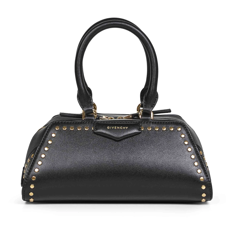 Givenchy Women's Black Handbags, One Size, Antigona Ew Mini Leather Handbag