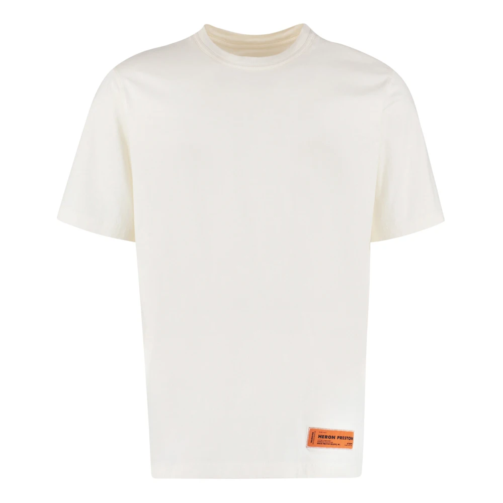 Heron Preston T-shirt met geribde halslijn Multicolor Heren