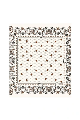 French Bandana Silk Scarf 50