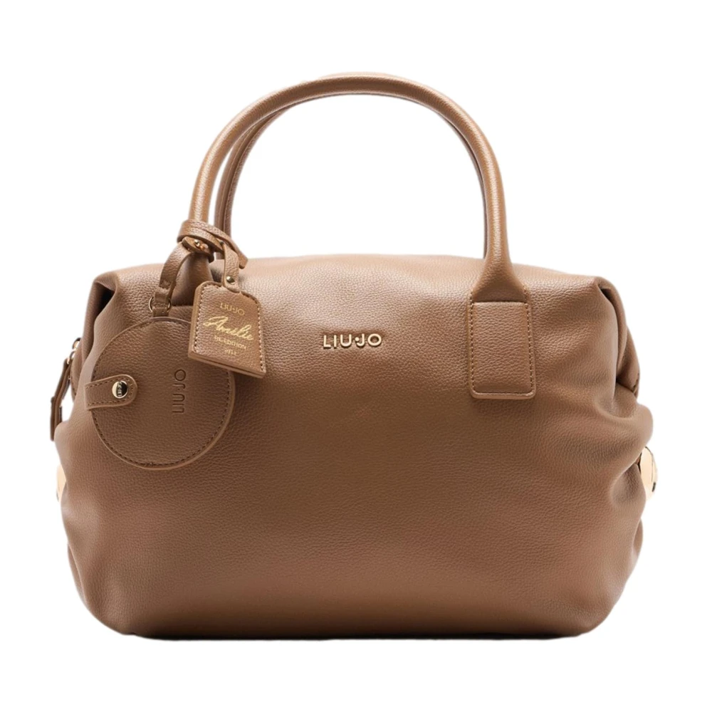 Liu Jo Women's Brown Handbags, One Size, Beige Bowler Bag Collection