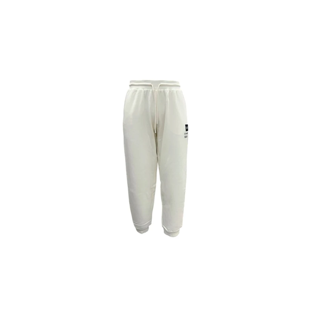 Emporio Armani Ea7 Uomo Bianco Pantaloni, S, New,