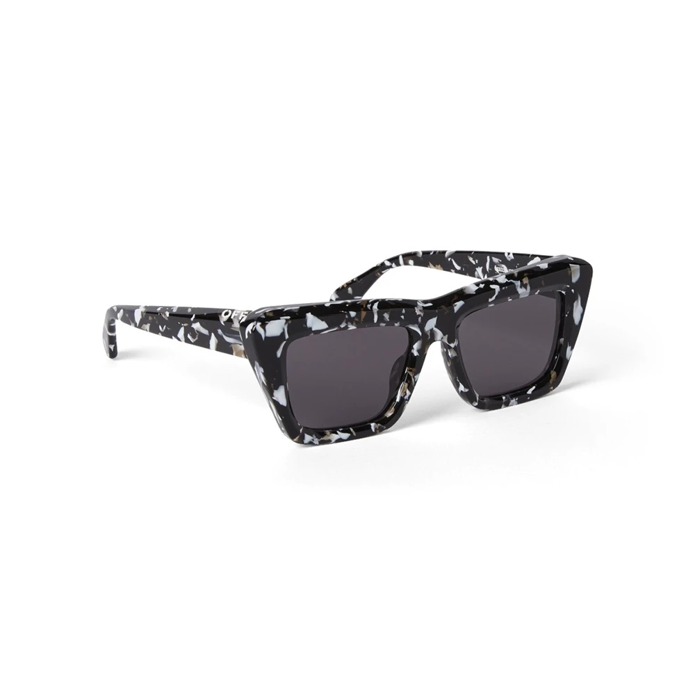 Off White Unisex Brown Hampton Sunglasses In Havana Black/Dark Grey - Sunglasses - One Size - Accessories