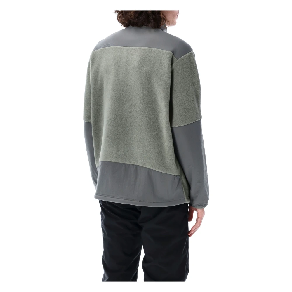 Snow Peak Grijze Double Face Fleece Jas Gray Heren
