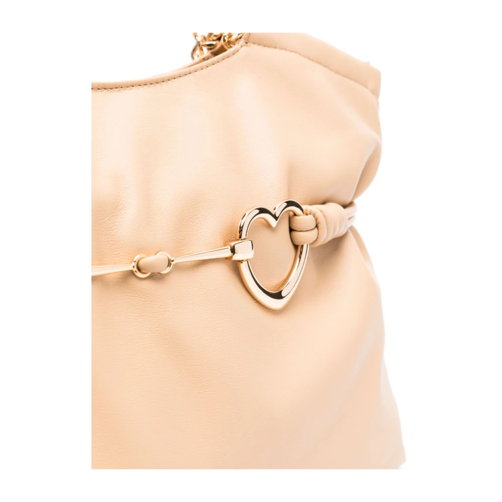 Love Moschino Bruine tassen met top ritssluiting Brown Dames