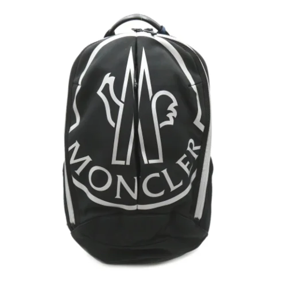 Moncler Pre-owned Canvas backpacks Black Dames