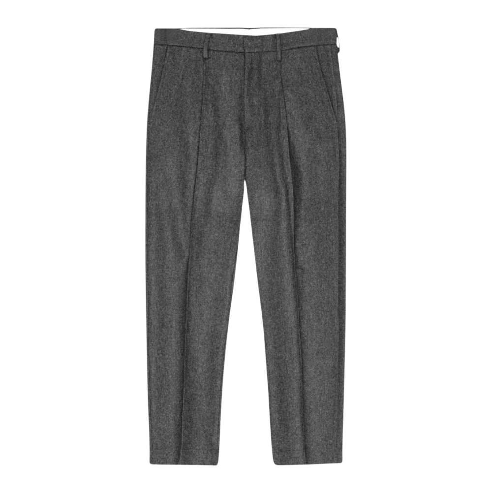Nn07 Melange Wollen Blend Jurkbroek Gray Heren