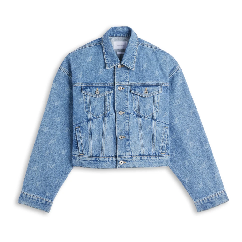 Axel Arigato Handtekening Denim Jack Blue Dames