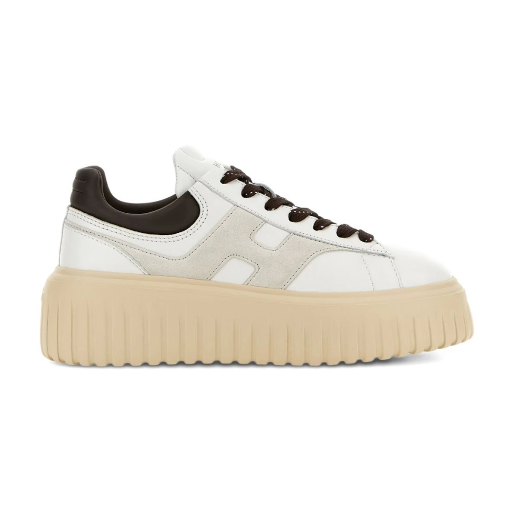 Hogan Women's White H-Stripes Trainers, Sneakers, 7 Uk, Shoes