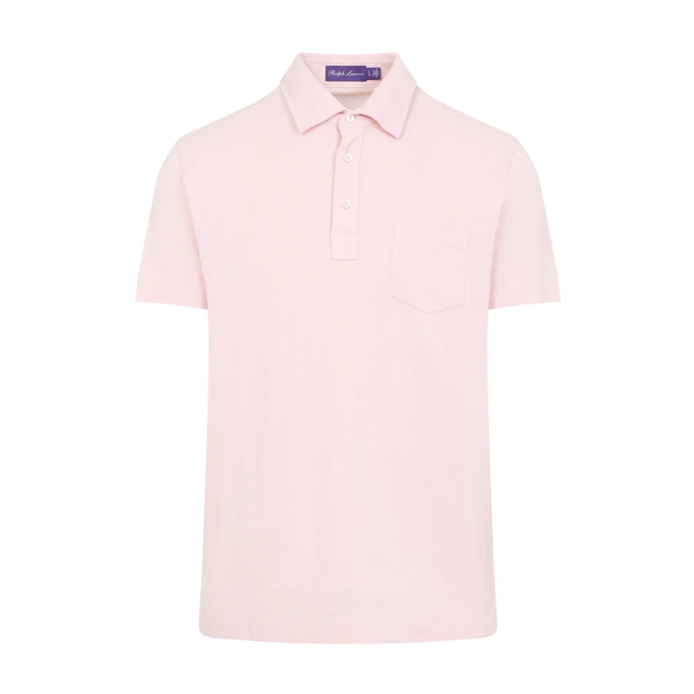 Ralph Lauren Herenkleding T-shirts Polo's Roze Paars Ss25 Pink Heren