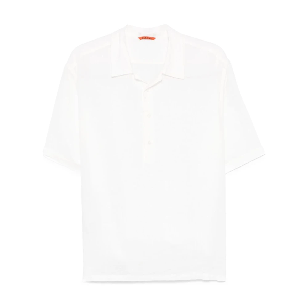 Barena Venezia Men's White Linen Shirt For