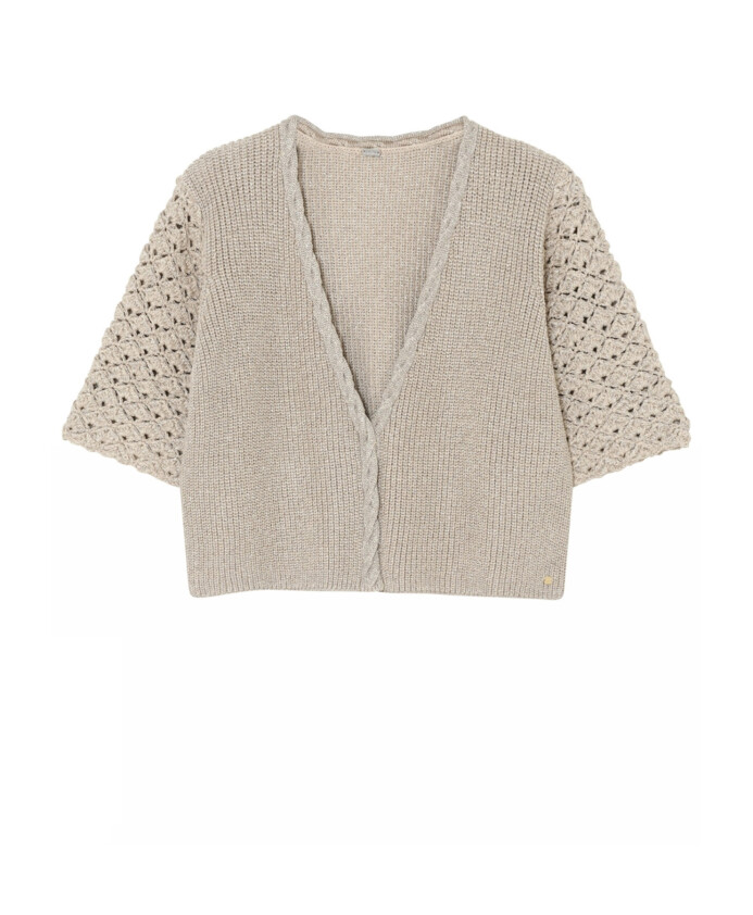 short-sleeve-knit-cardigan-cream