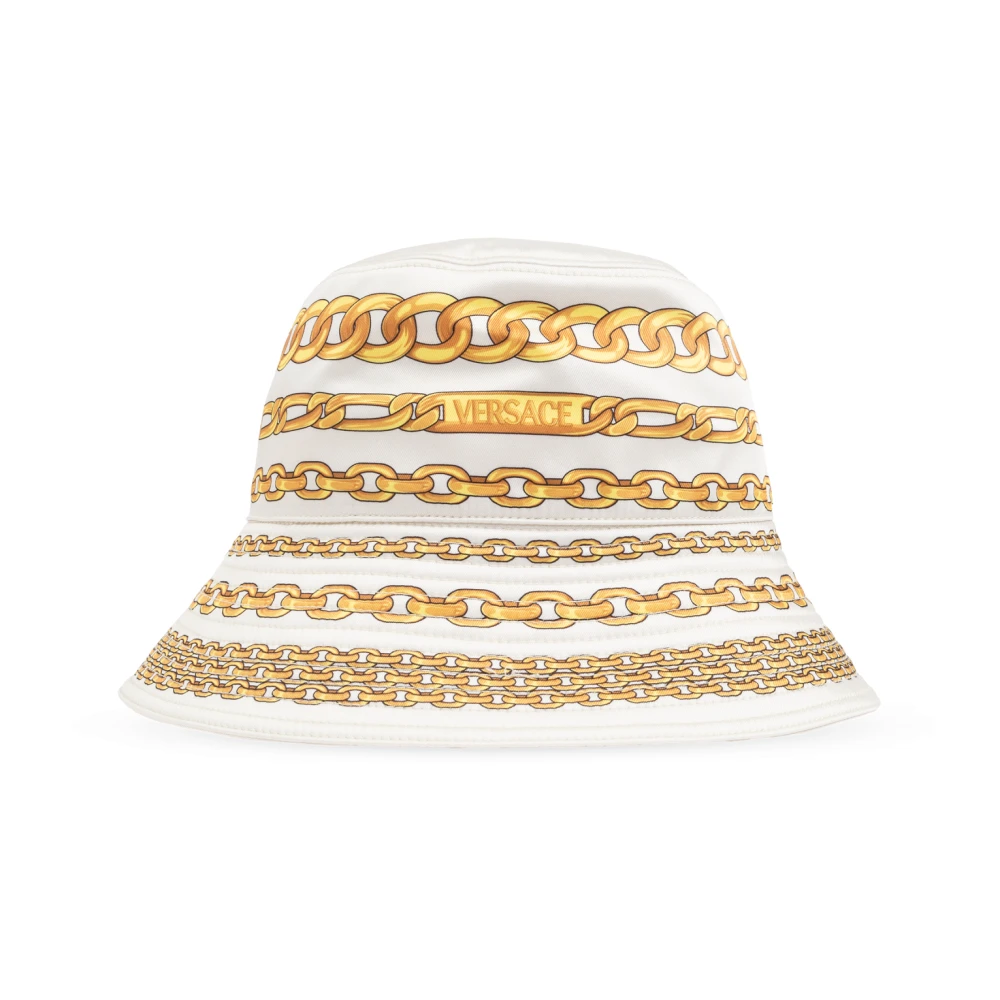 Versace Hoed met schatprint Beige Dames