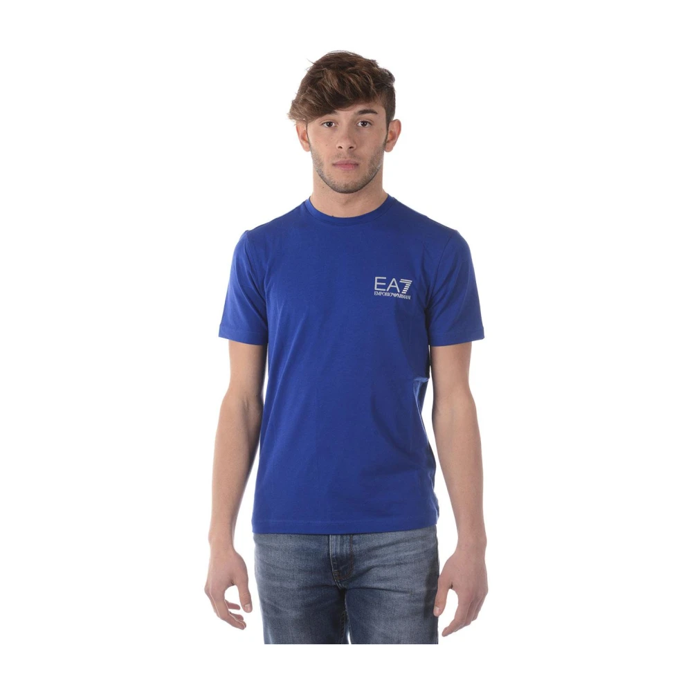 Emporio Armani EA7 Sweatshirt T-shirt Combo Blue, Herr