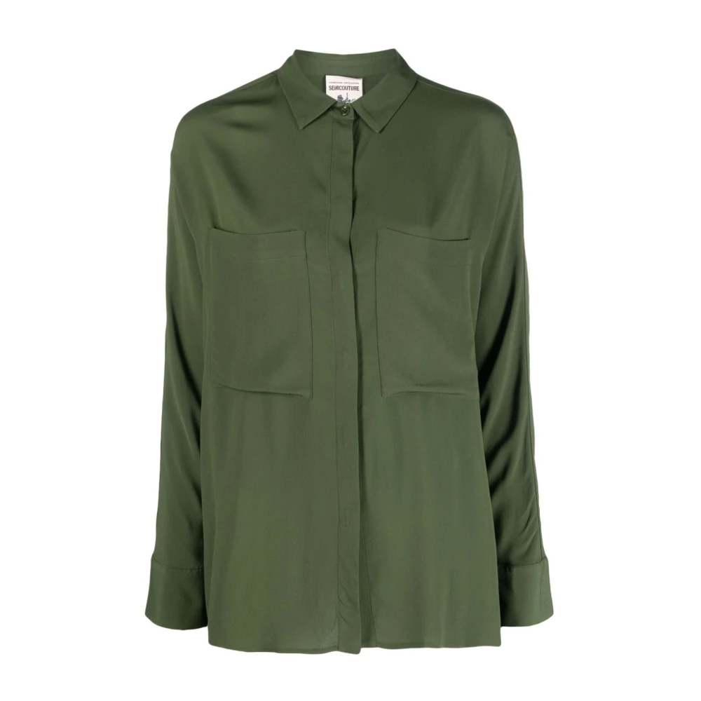 Semicouture R93 Forest Shirt Green Dames