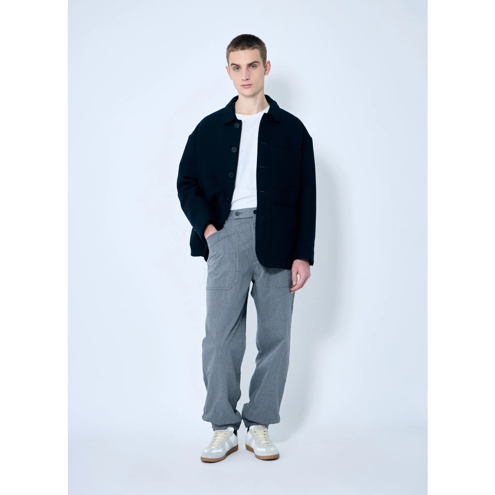 visvim Katoenen Broek met Verstelbare Manchetten Gray Heren