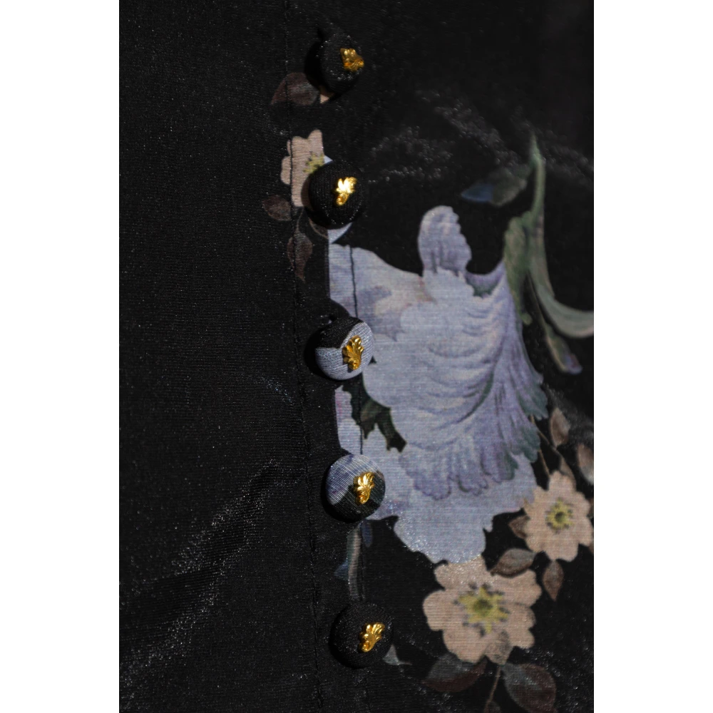 Zimmermann Shirt met bloemenpatroon Black Dames