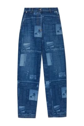Mönstrade Jeans