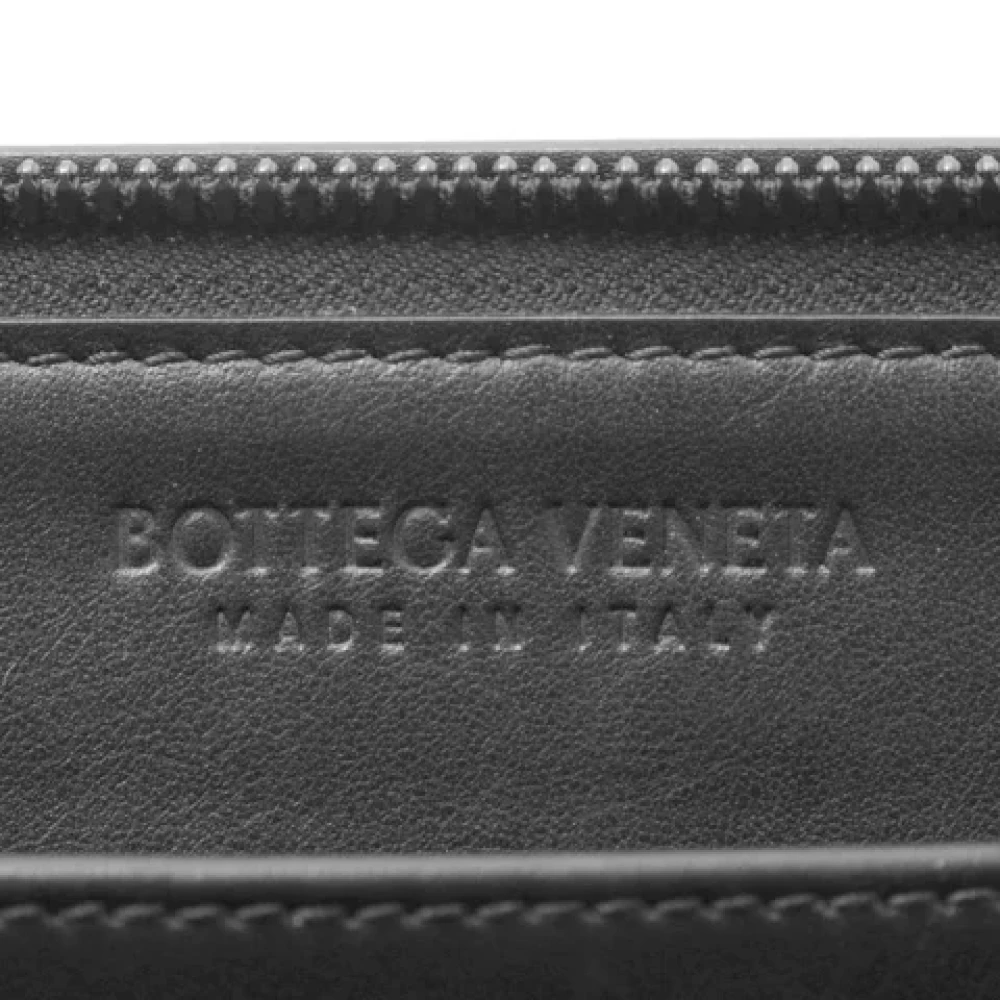Bottega Veneta Vintage Pre-owned Leather clutches Black Dames