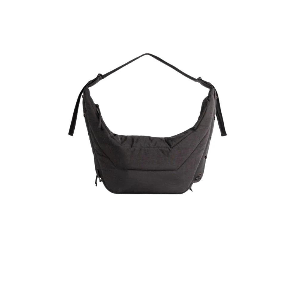 Lemaire Zwarte Nylon Game Tas Black Dames