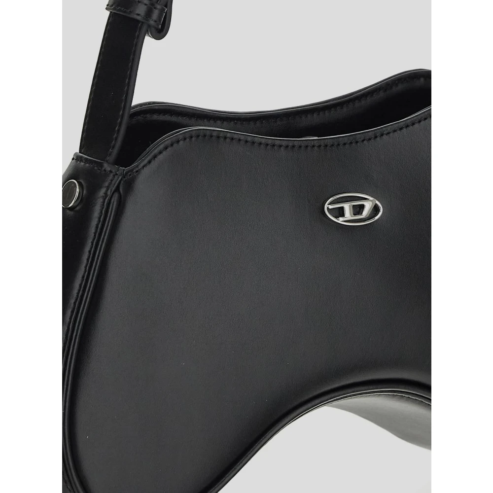 Diesel Leren Play Tas Black Dames