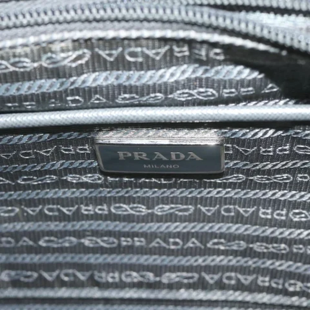 Prada Vintage Pre-owned Fabric totes Gray Dames