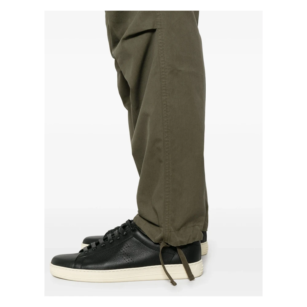 Tom Ford Cargo Broek in Enzym Katoen Twill Green Heren