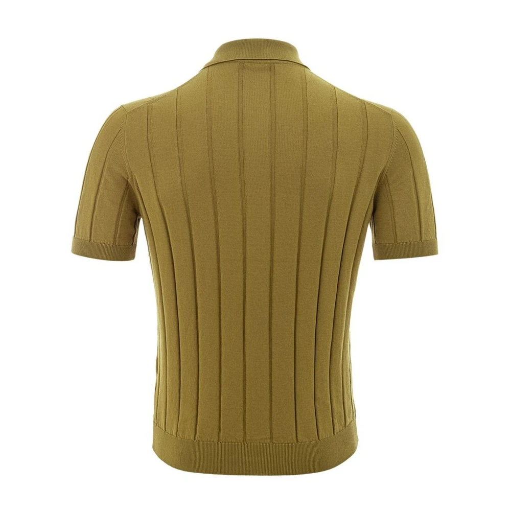 Gran Sasso Casual Katoenen T-shirt Green Heren