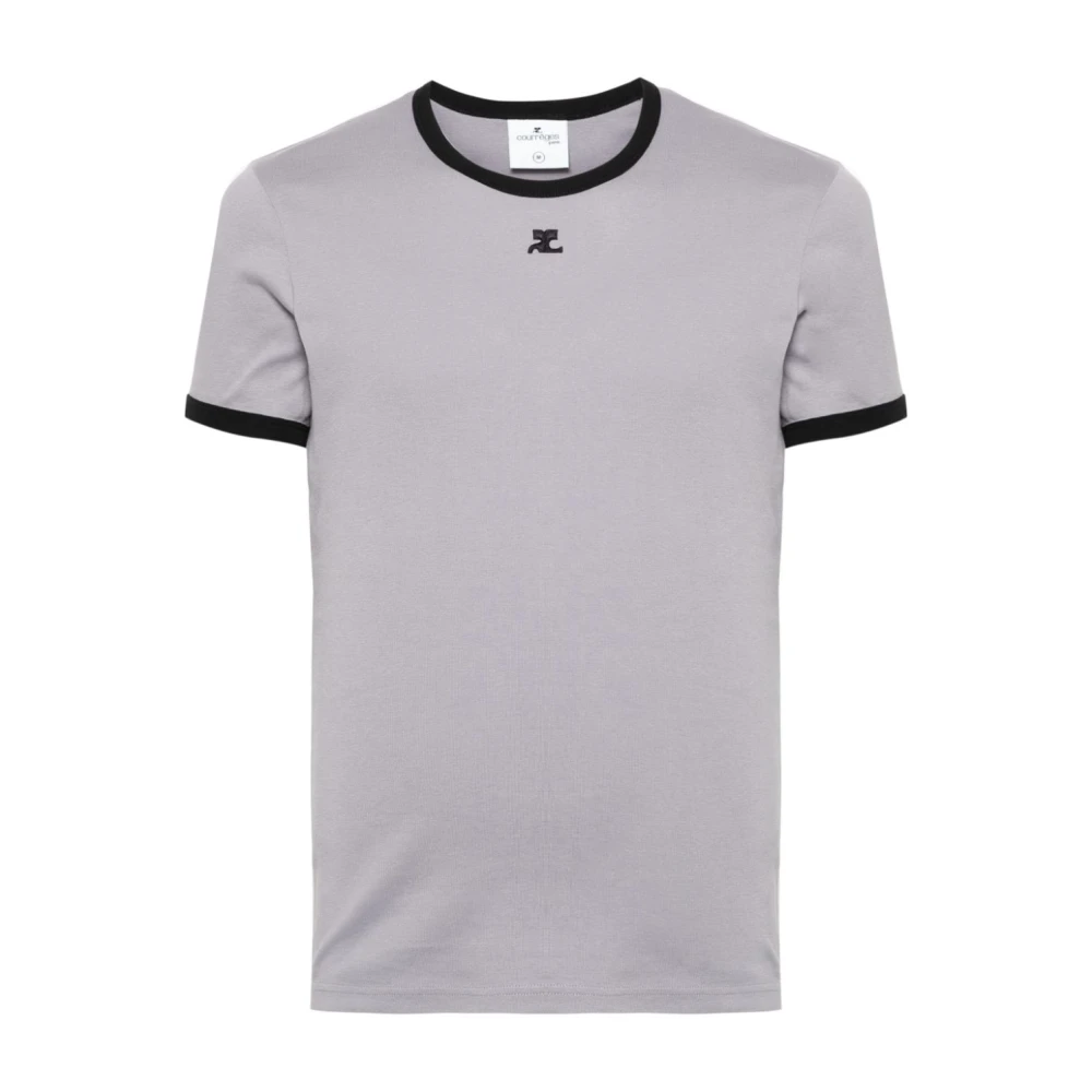Courrèges T-Shirts Gray Heren
