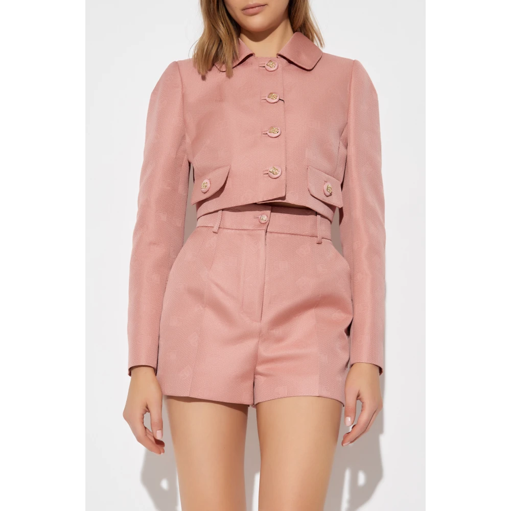 Dolce & Gabbana Korte jas Pink Dames