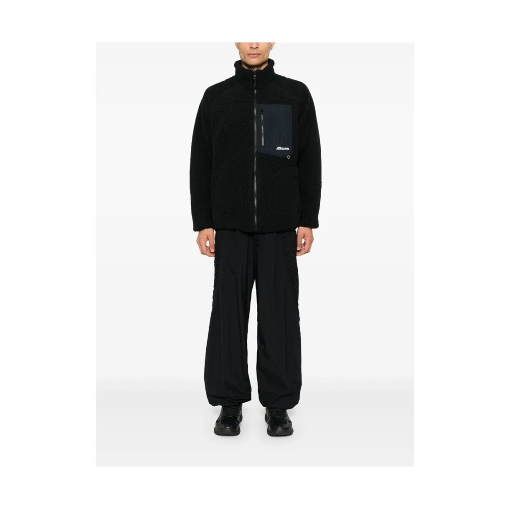 Mizuno Omkeerbare Fleece Shell Jas Black Heren