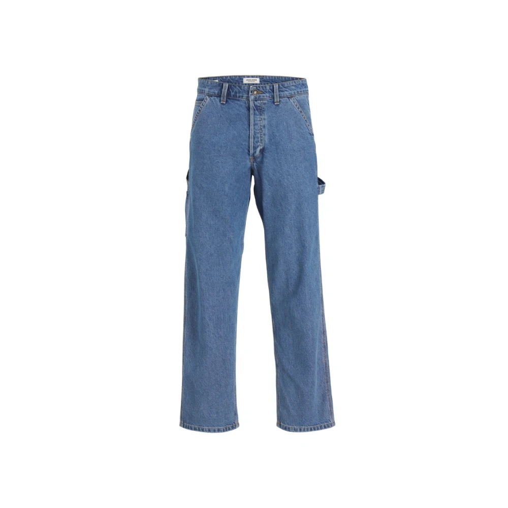 Jack & Jones Men's Blue Straight Jeans,, Loose Fit High Waist Jeans W31 L32